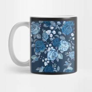 Blue Roses Mug